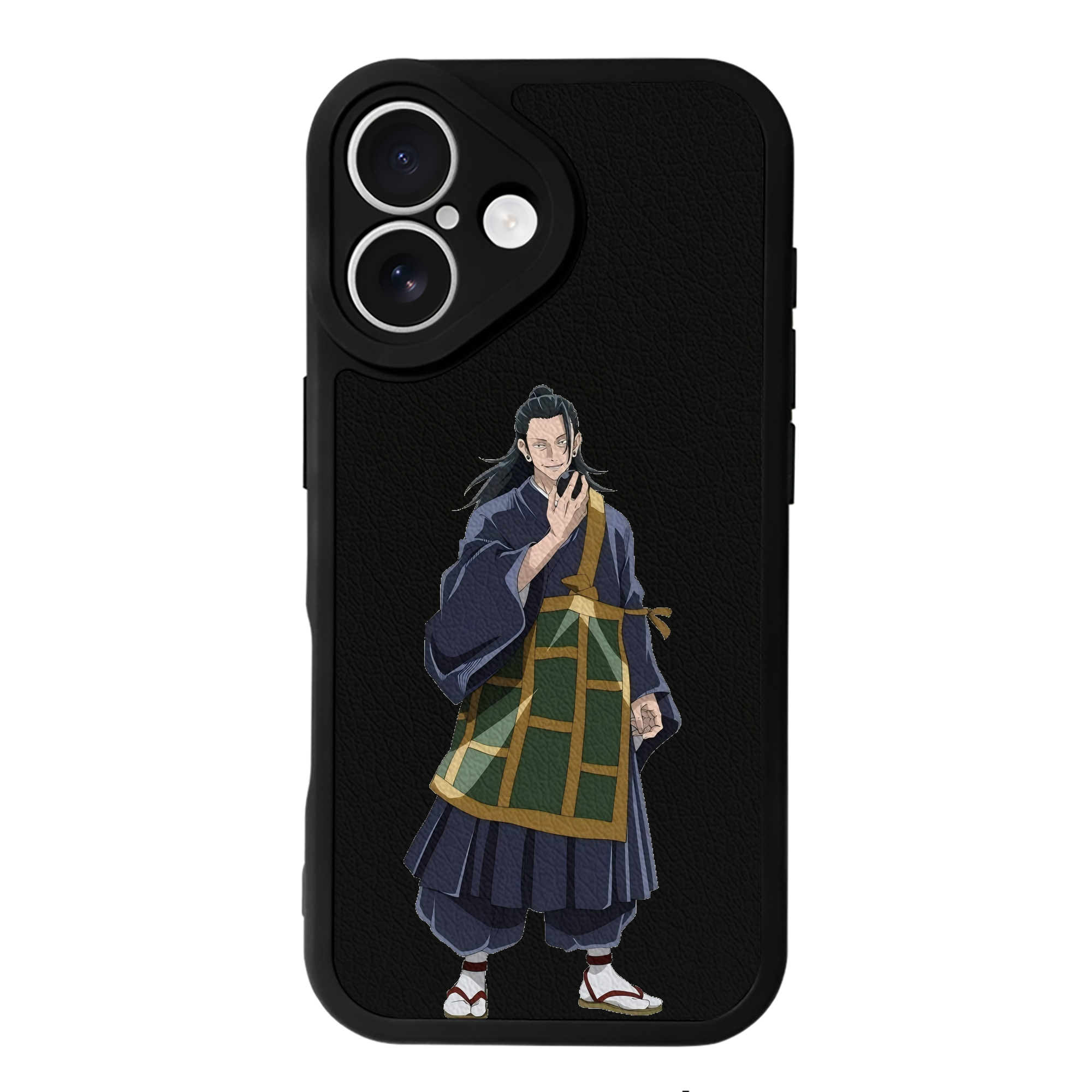 （画像用） 呪術廻戦 Jujutsu Kaisen 【iPhone 16シリーズ対応】シリコンスマホケース（レザー調） 材質：シリコン